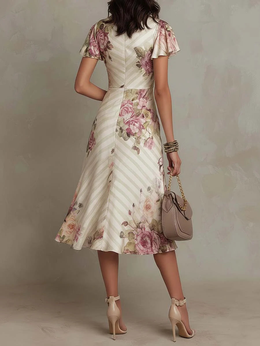 Aveline™ | Pleated Midi Dress