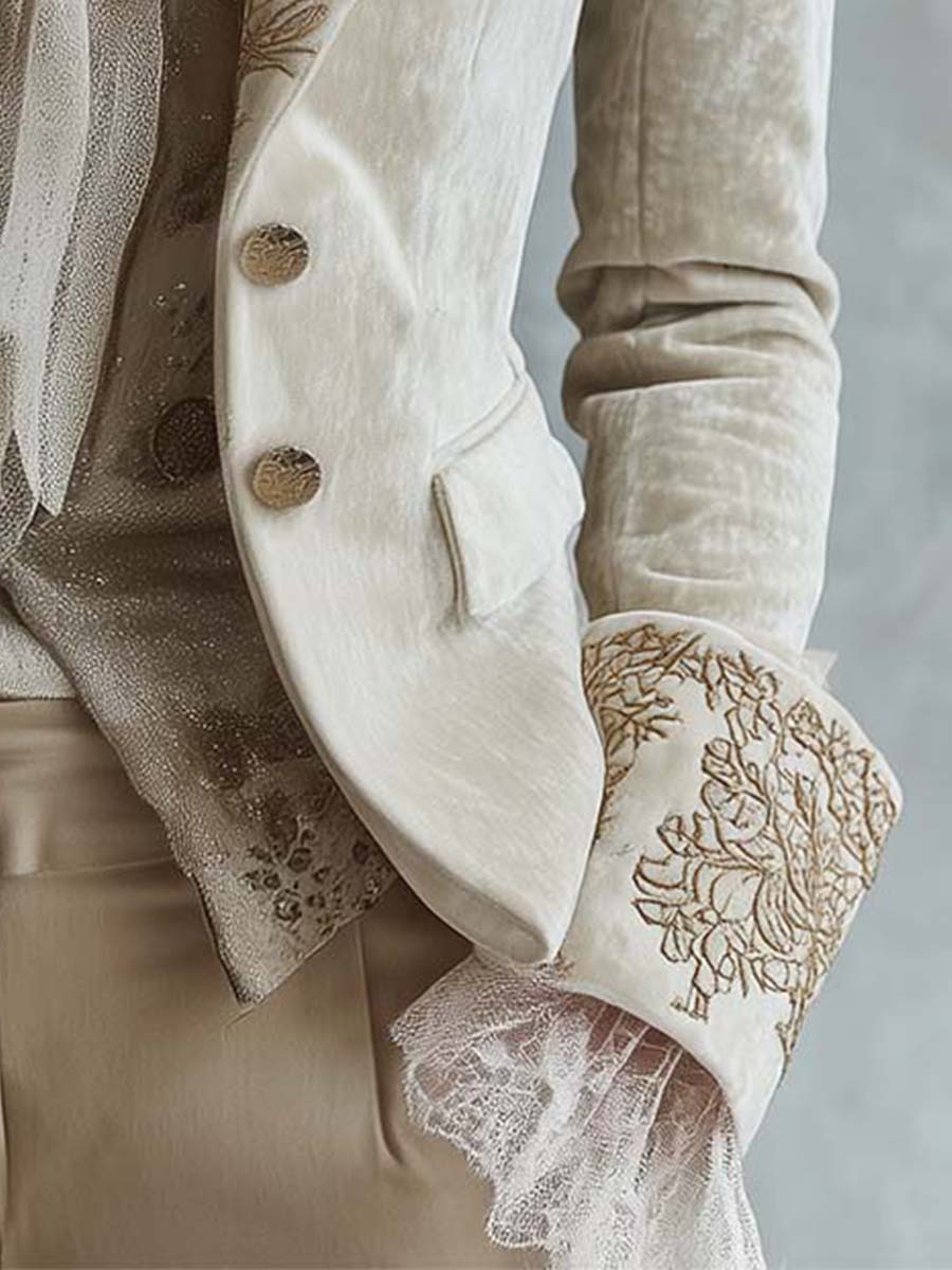 Constance | Ivory Tailored Blazer