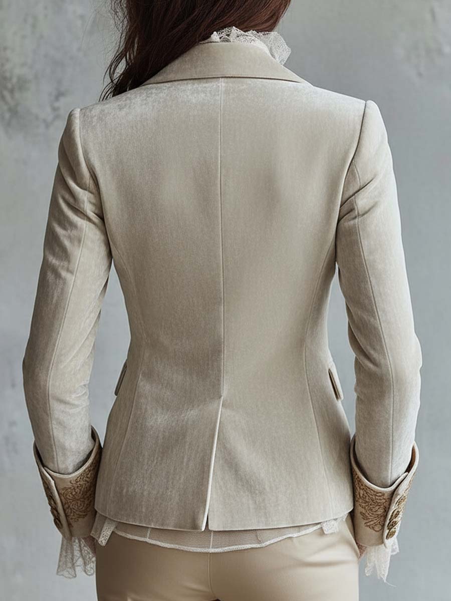 Constance | Ivory Tailored Blazer