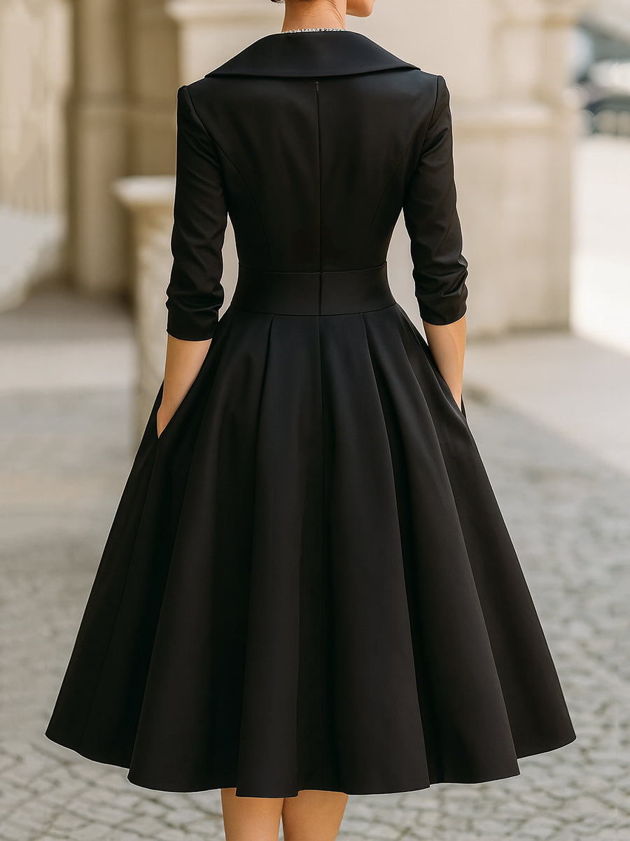 Aveline™ | Elegant Satin Dress