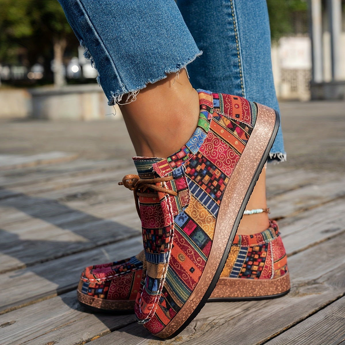 Mia | Colourful Retro Women's Shoes