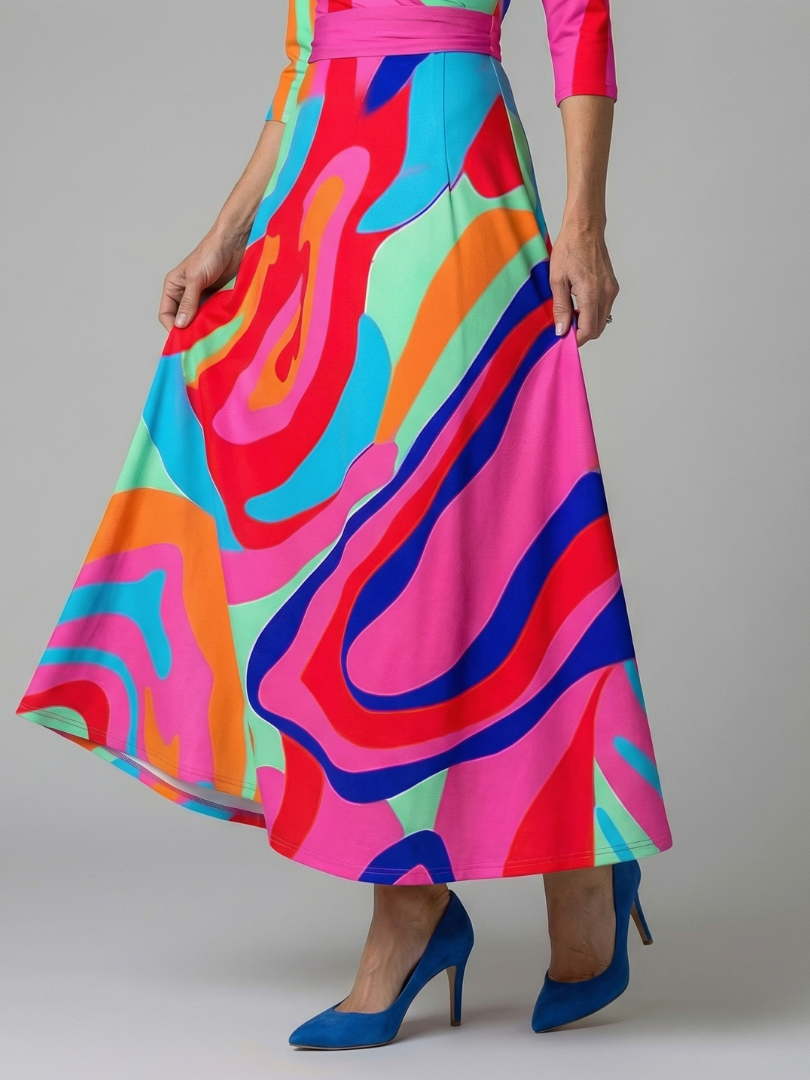 Aveline™ | Floral Wrap Maxi Dress