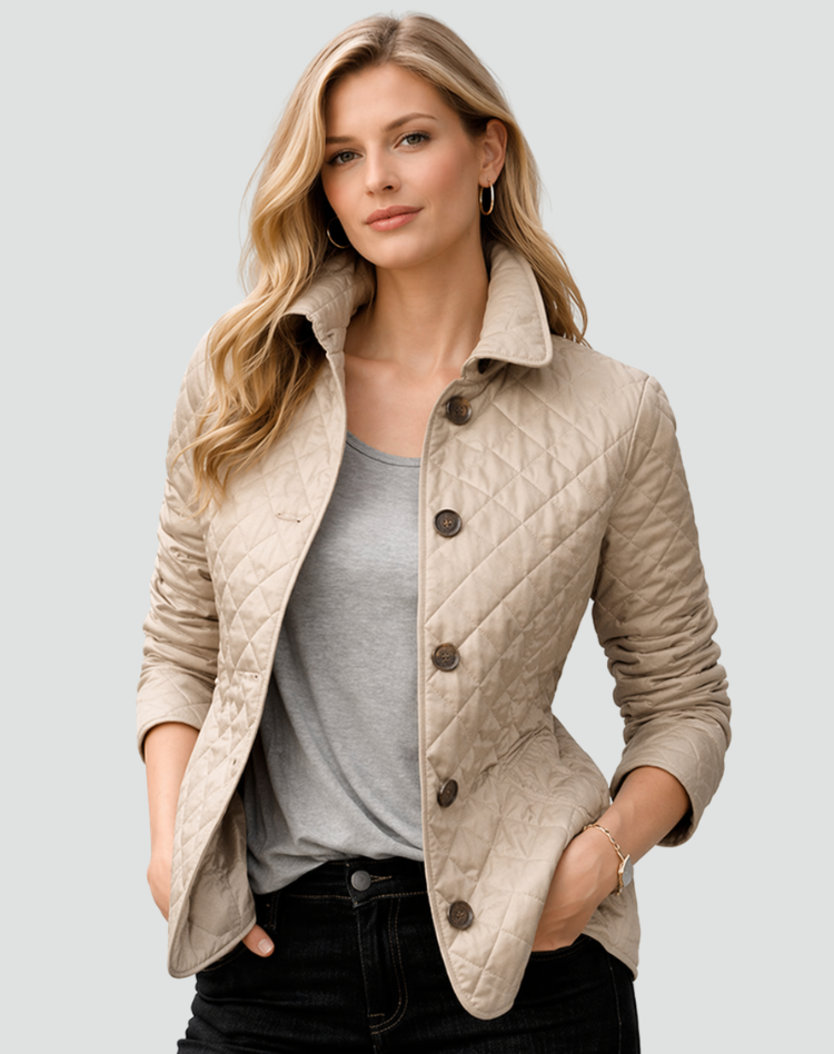 Margaux | Buttoned Quilted Jacket