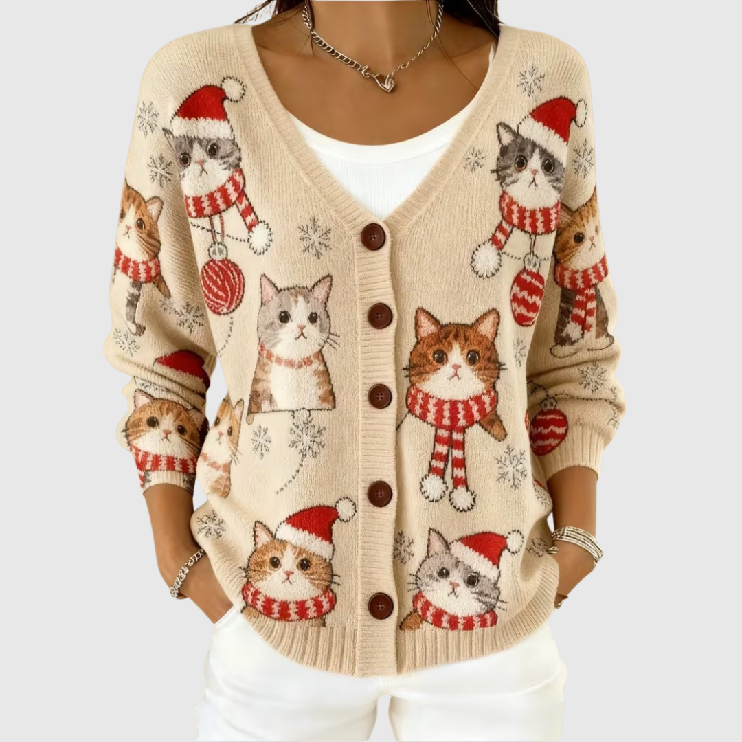 Caterina | Knitted Jacket with Buttons