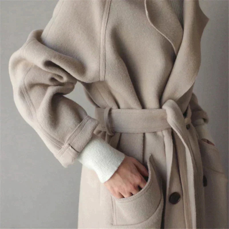 Eleanor | Long Buttoned Winter Coat