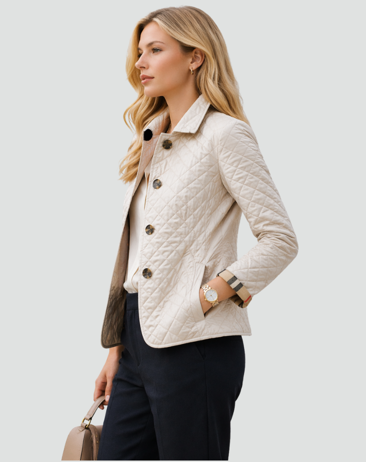 Margaux | Buttoned Quilted Jacket