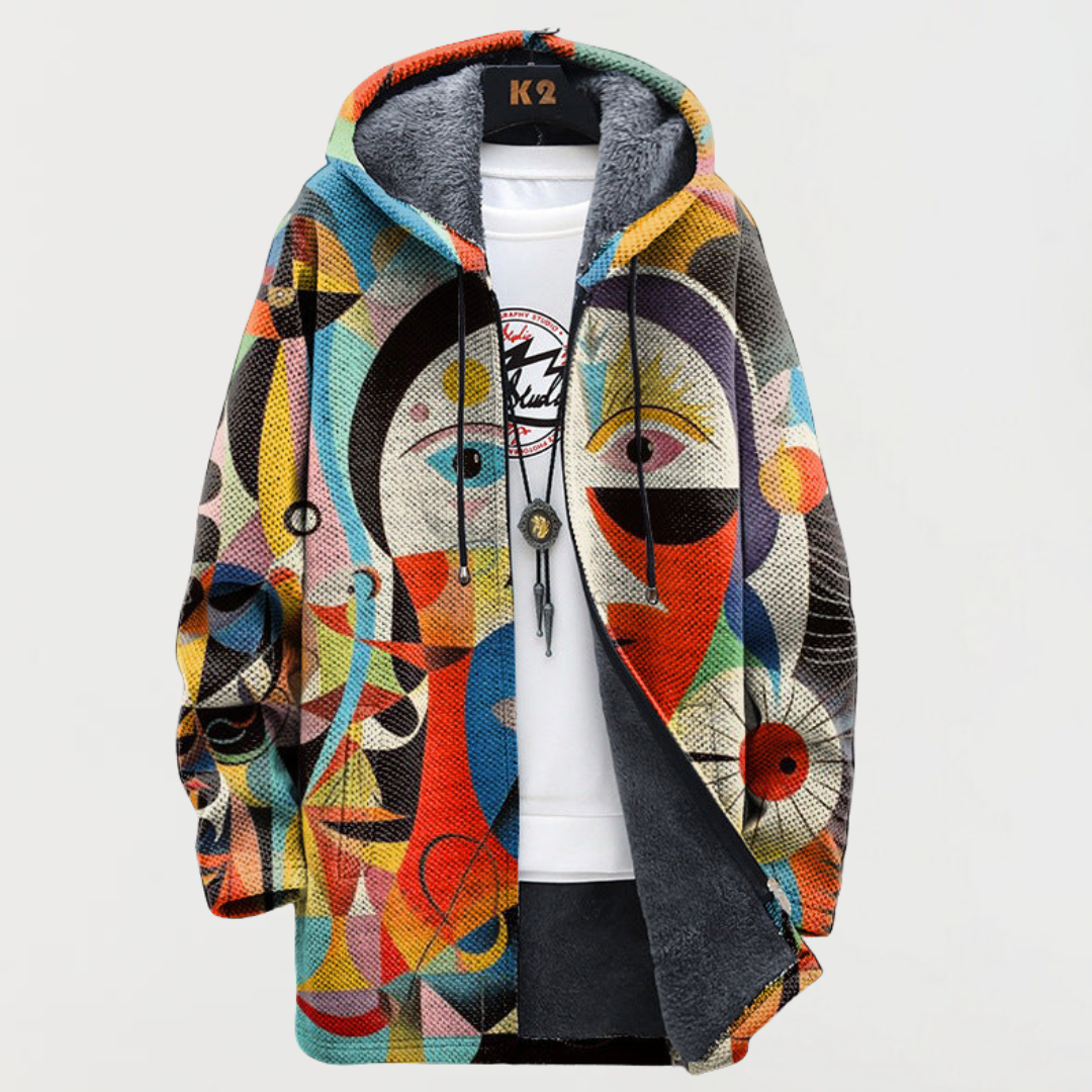 Morgan | Abstract Print Coat