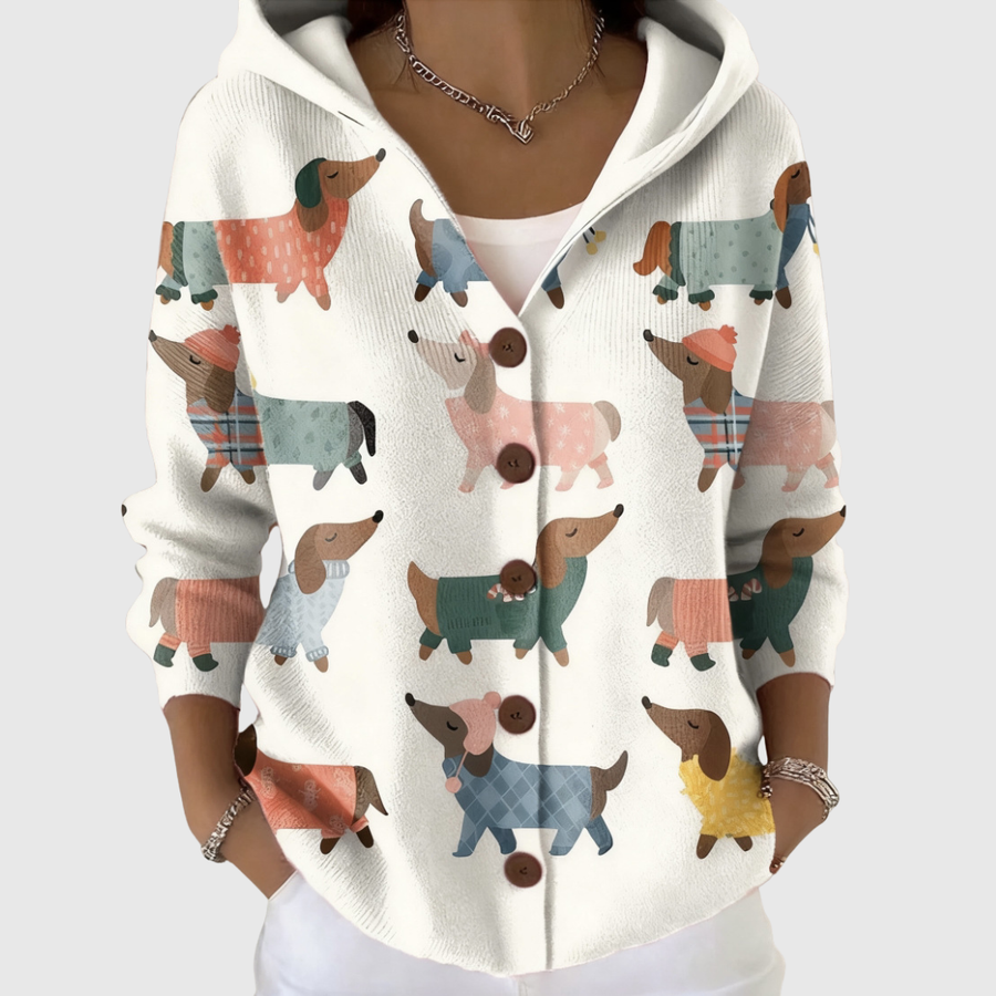 Snow | Knitted Hoodie