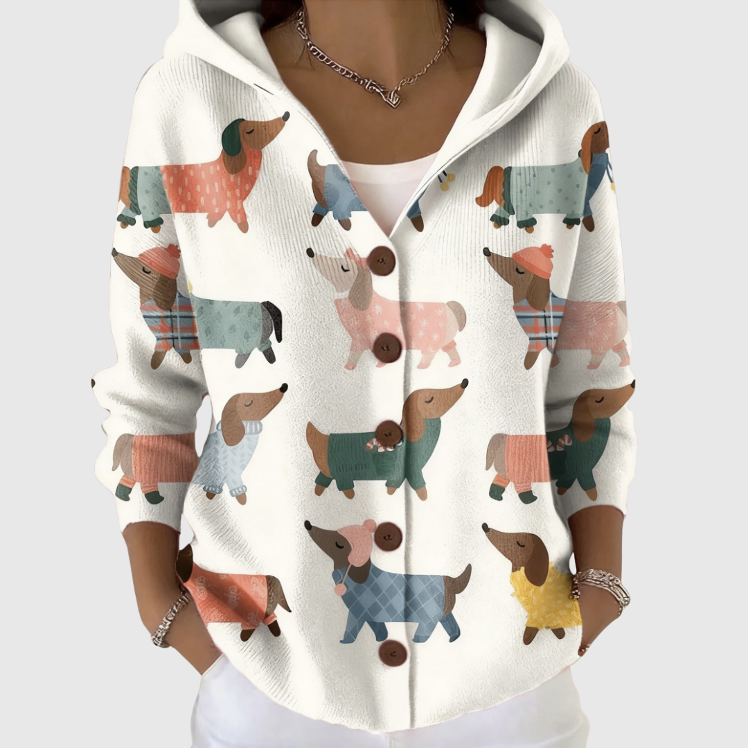 Snow | Knitted Hoodie