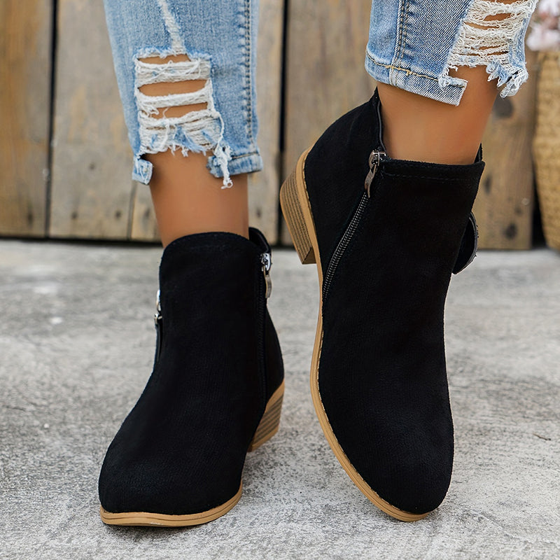 Lona | Stylish Suede Ankle Boots