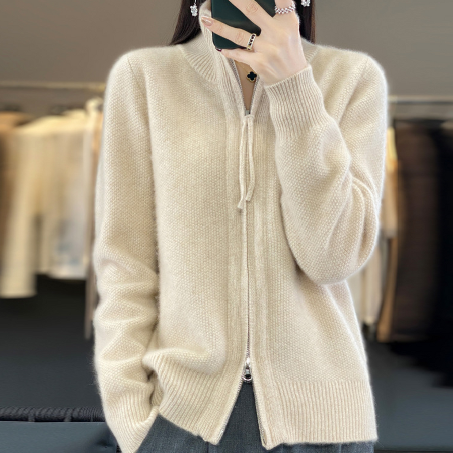 Luna Women's Zip-Up Cardigan Soft, Comfortable and Versatile for All Seasons