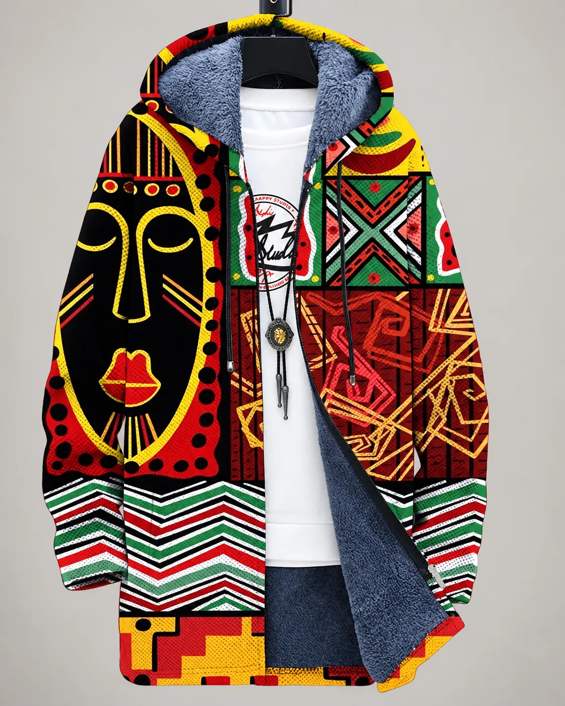 Celeste Modern Cats Hooded Jacket