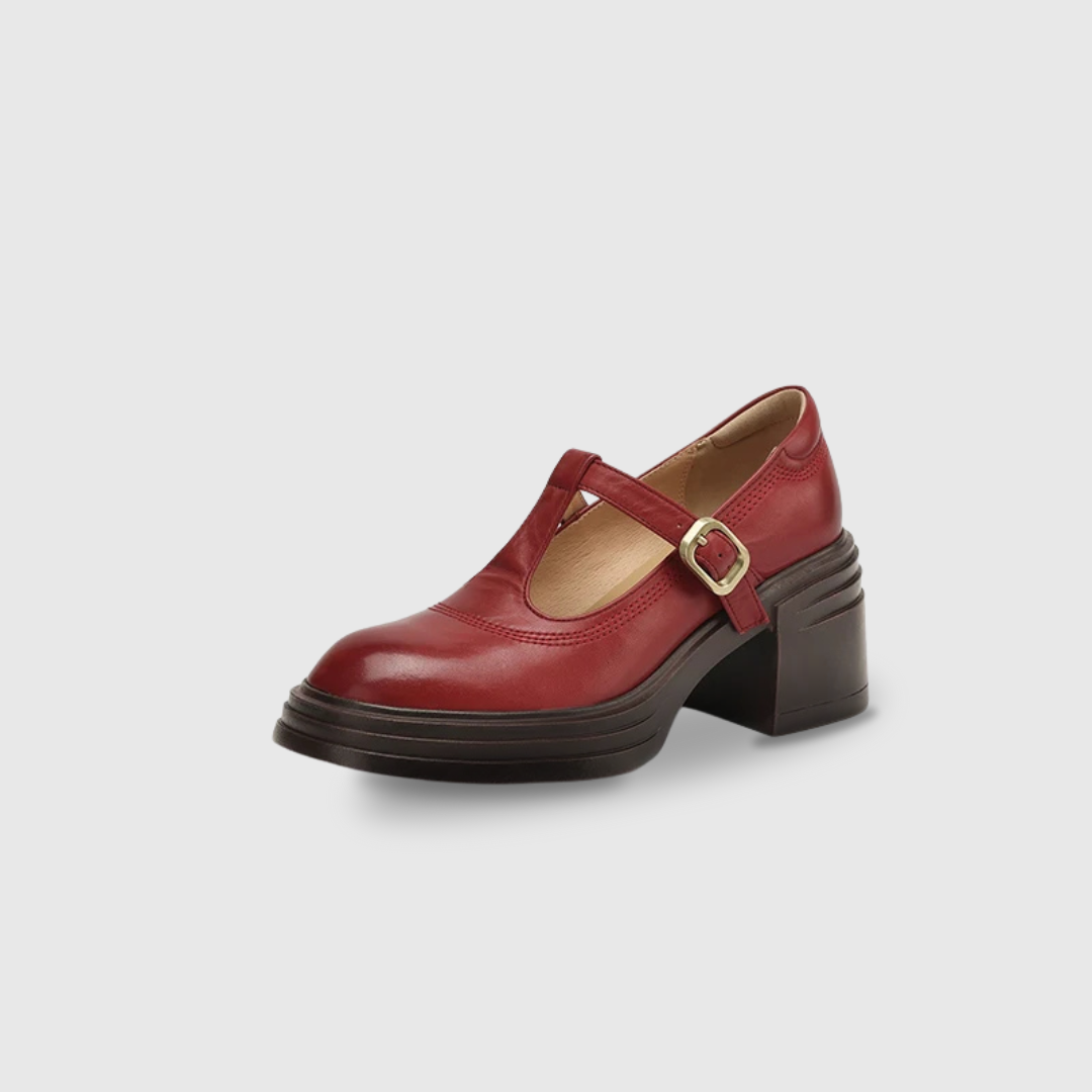 Elise Mary Jane with Block Heel