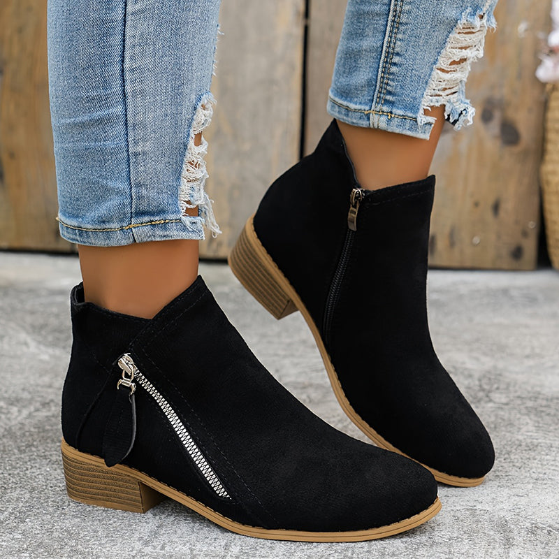Lona | Stylish Suede Ankle Boots
