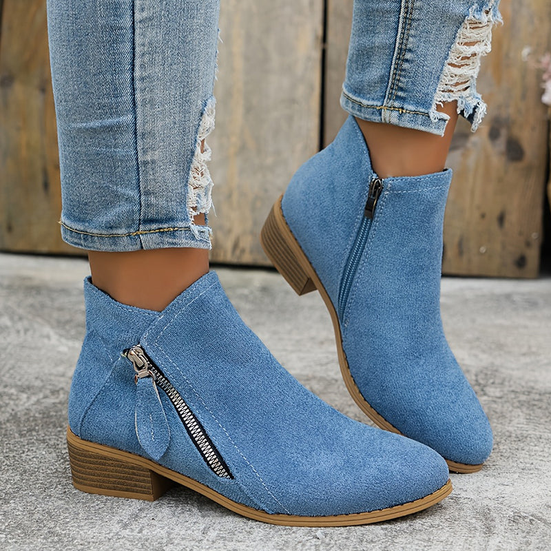 Lona | Stylish Suede Ankle Boots