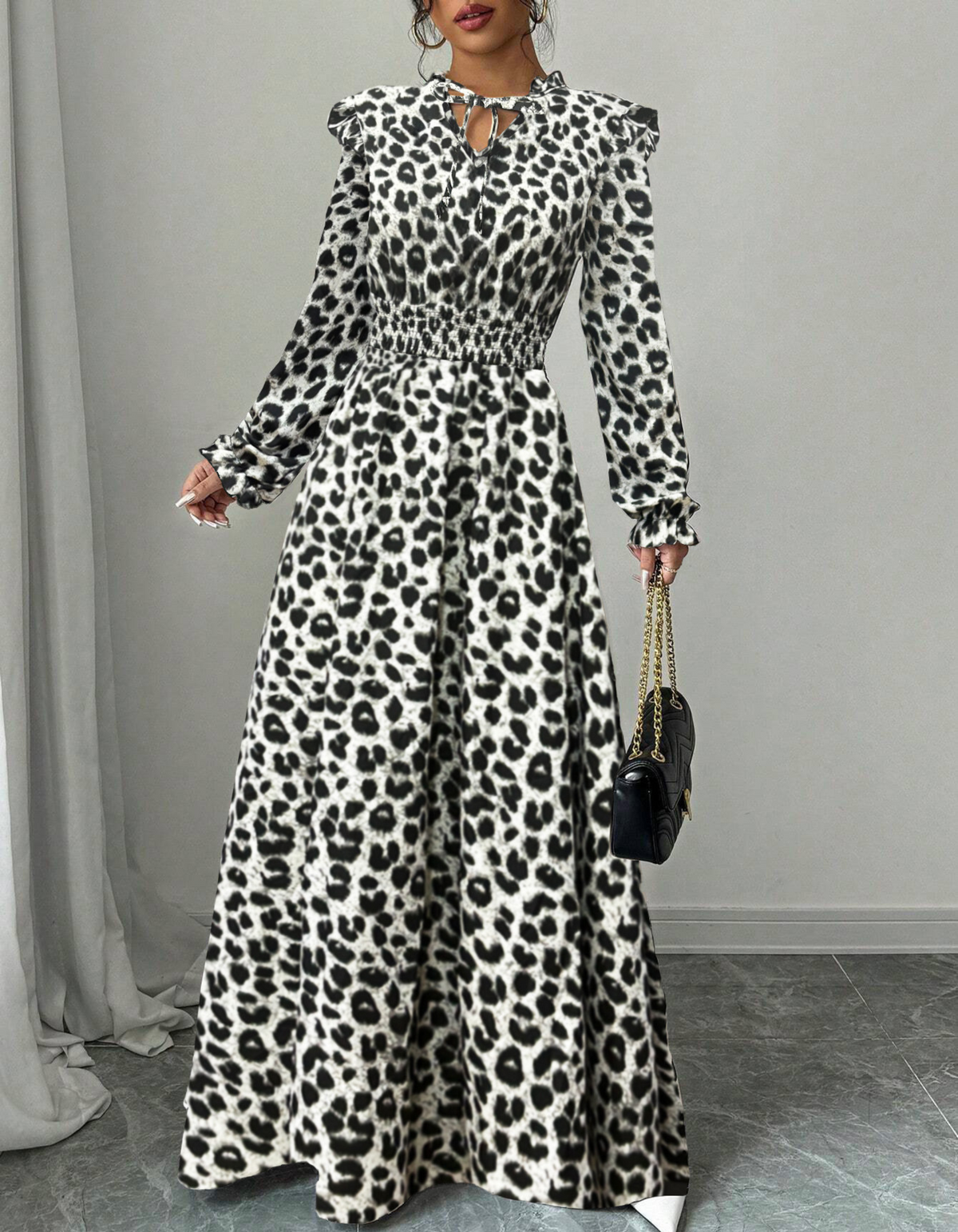 Aveline™ | Romantic Long-Sleeve Maxi Dress