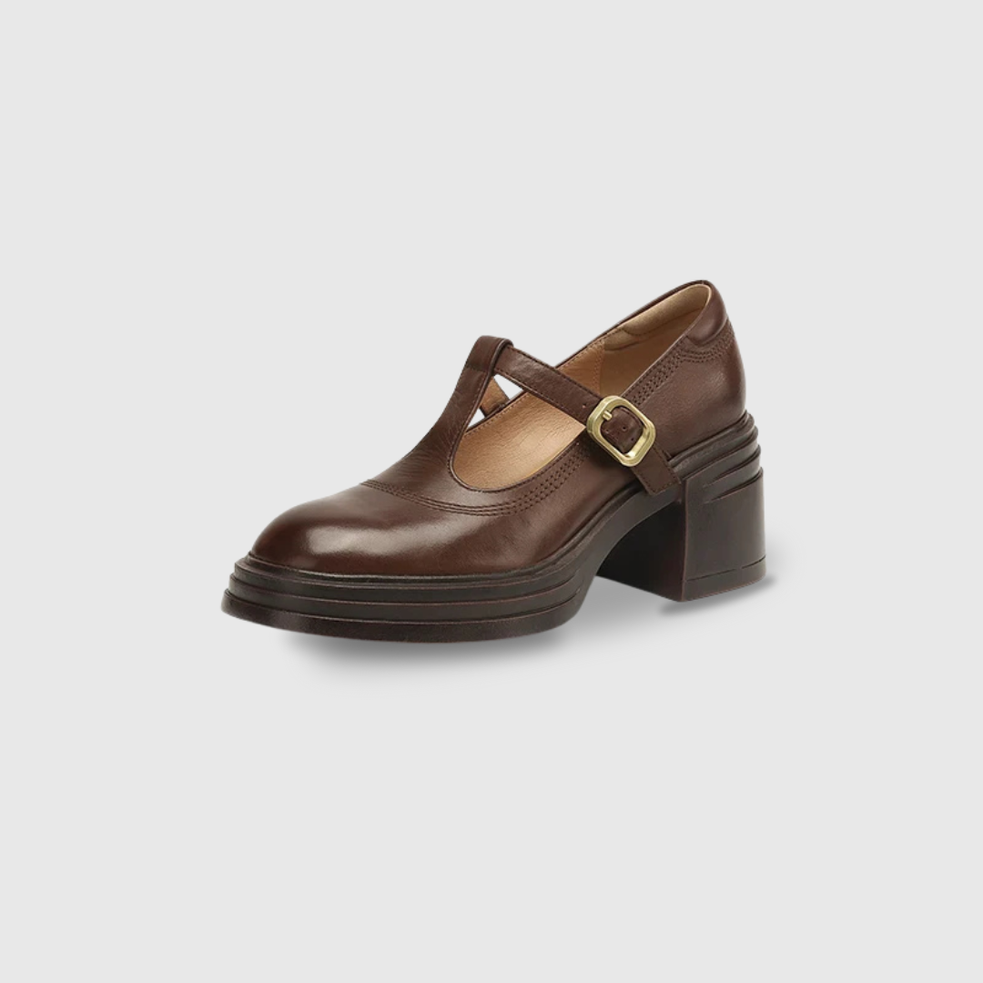 Elise Mary Jane with Block Heel