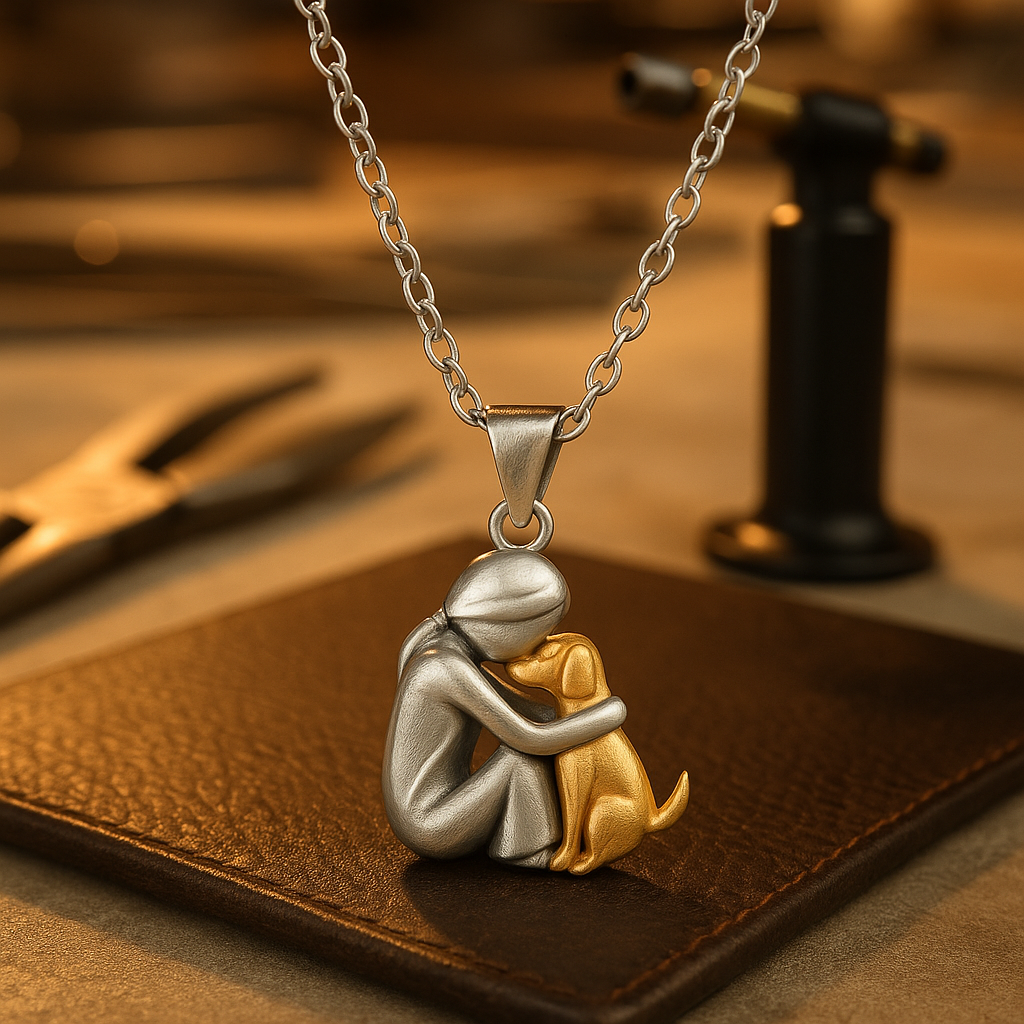 Dog Embrace Necklace
