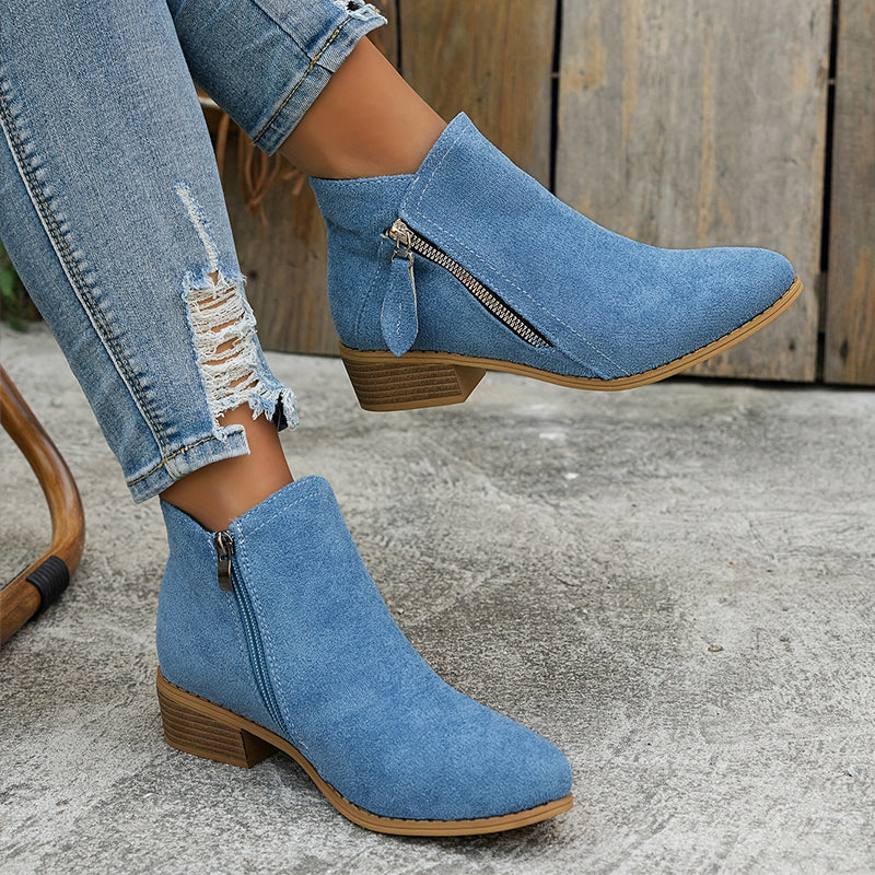 Lona | Stylish Suede Ankle Boots