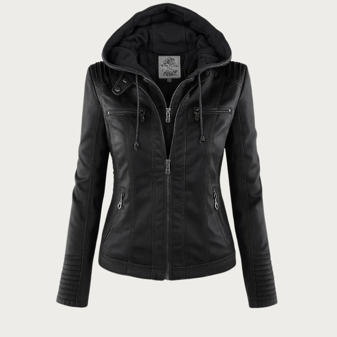 Monica | Leather Biker Jacket