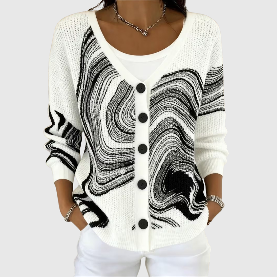 Emilia | Knitted Cardigan with Buttons