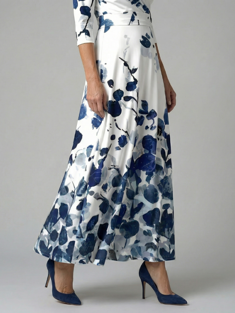 Aveline™ | Floral Wrap Maxi Dress