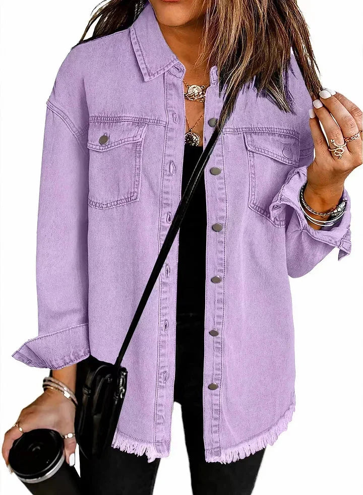 Katja | Relaxed-Fit Statement Denim Jacket