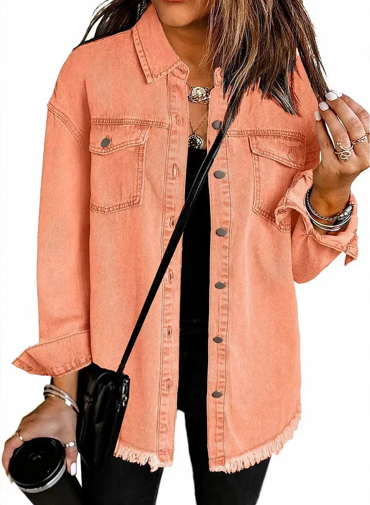 Katja | Relaxed-Fit Statement Denim Jacket