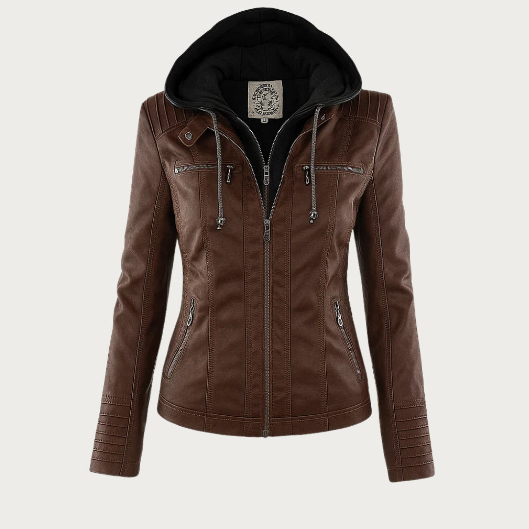 Monica | Leather Biker Jacket