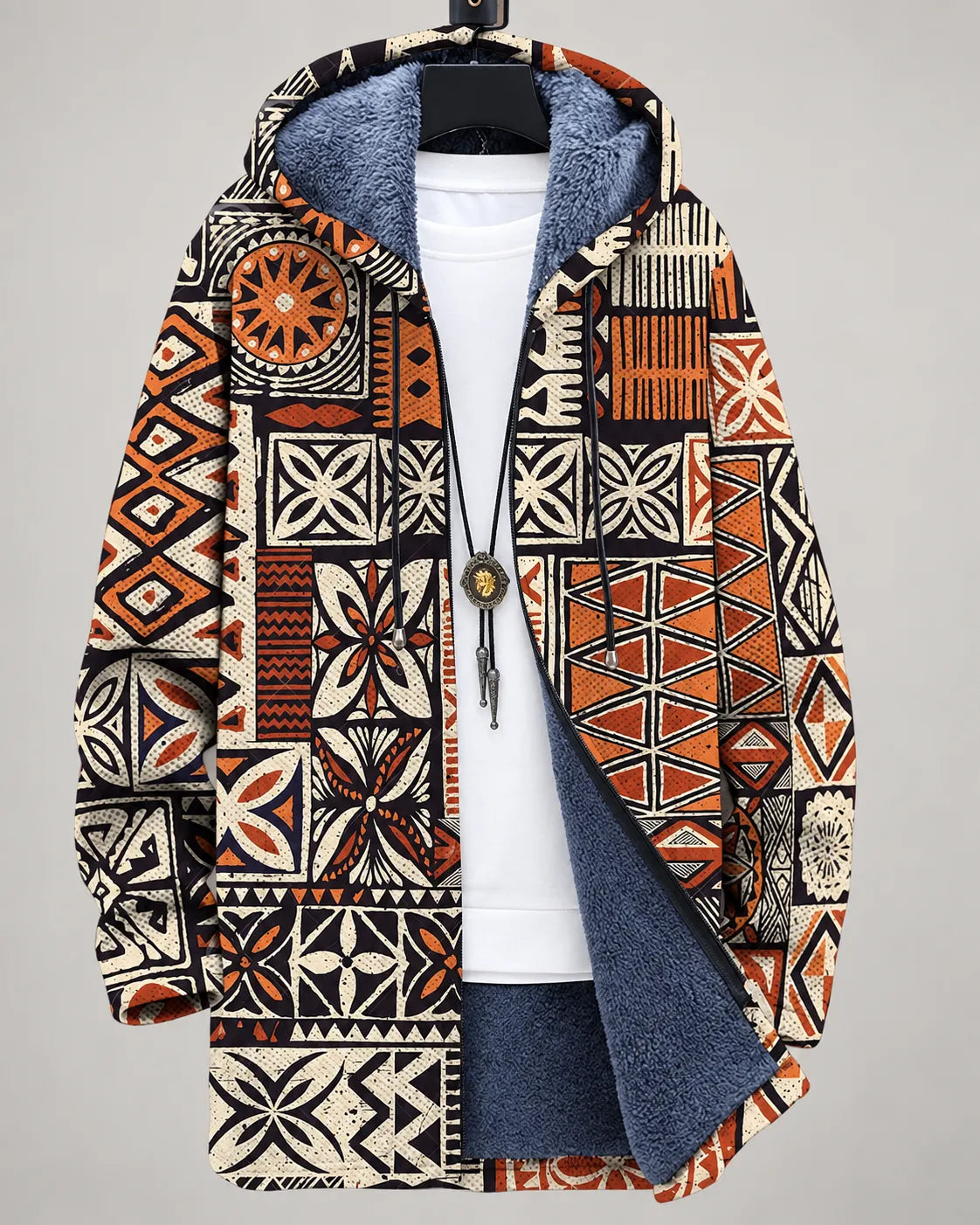 Serena Vibrant Wave Hooded Jacket