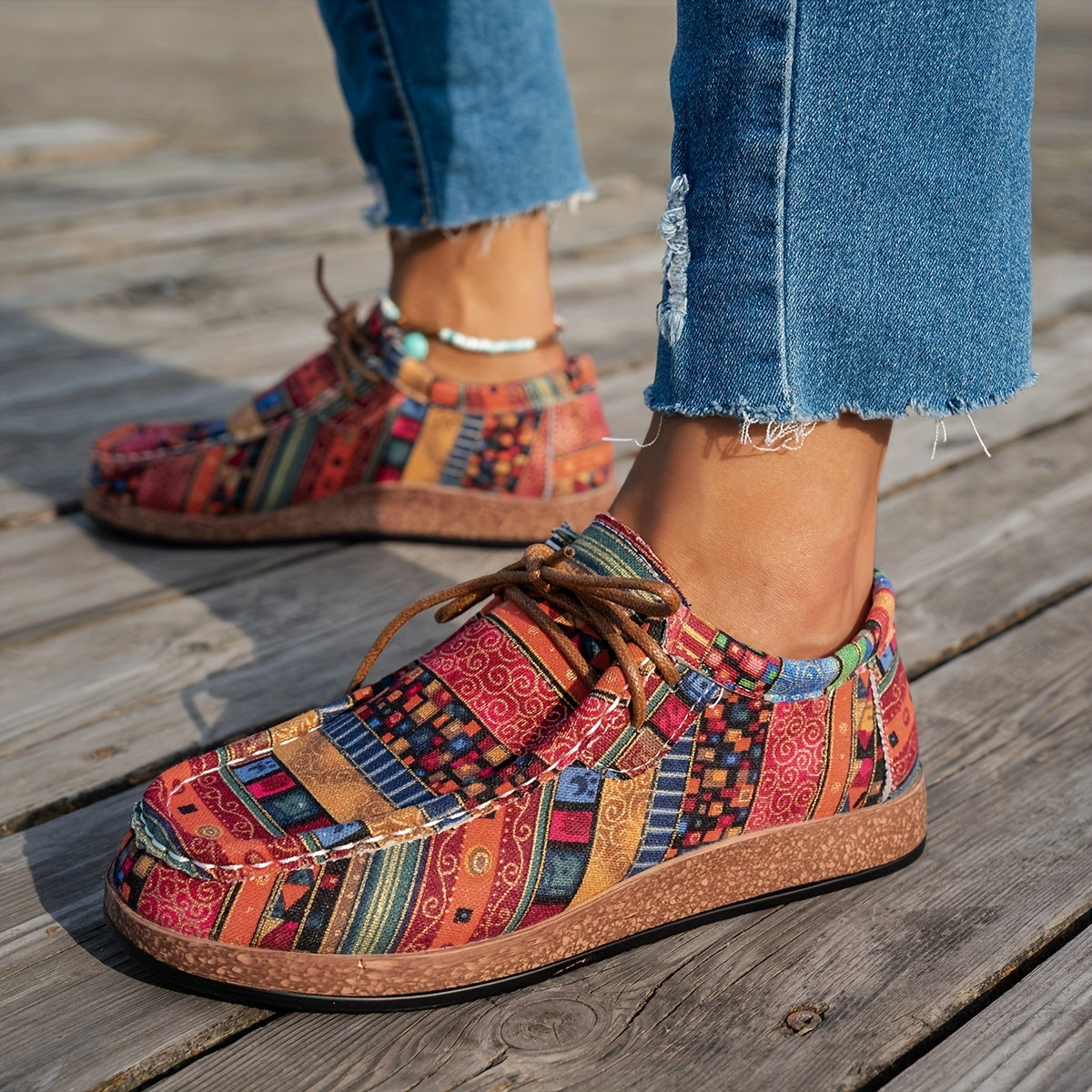 Mia | Colourful Retro Women's Shoes