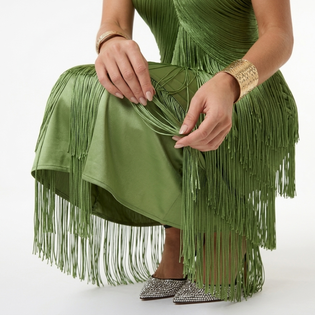 Aveline™ | Long Sleeve Midi Dress