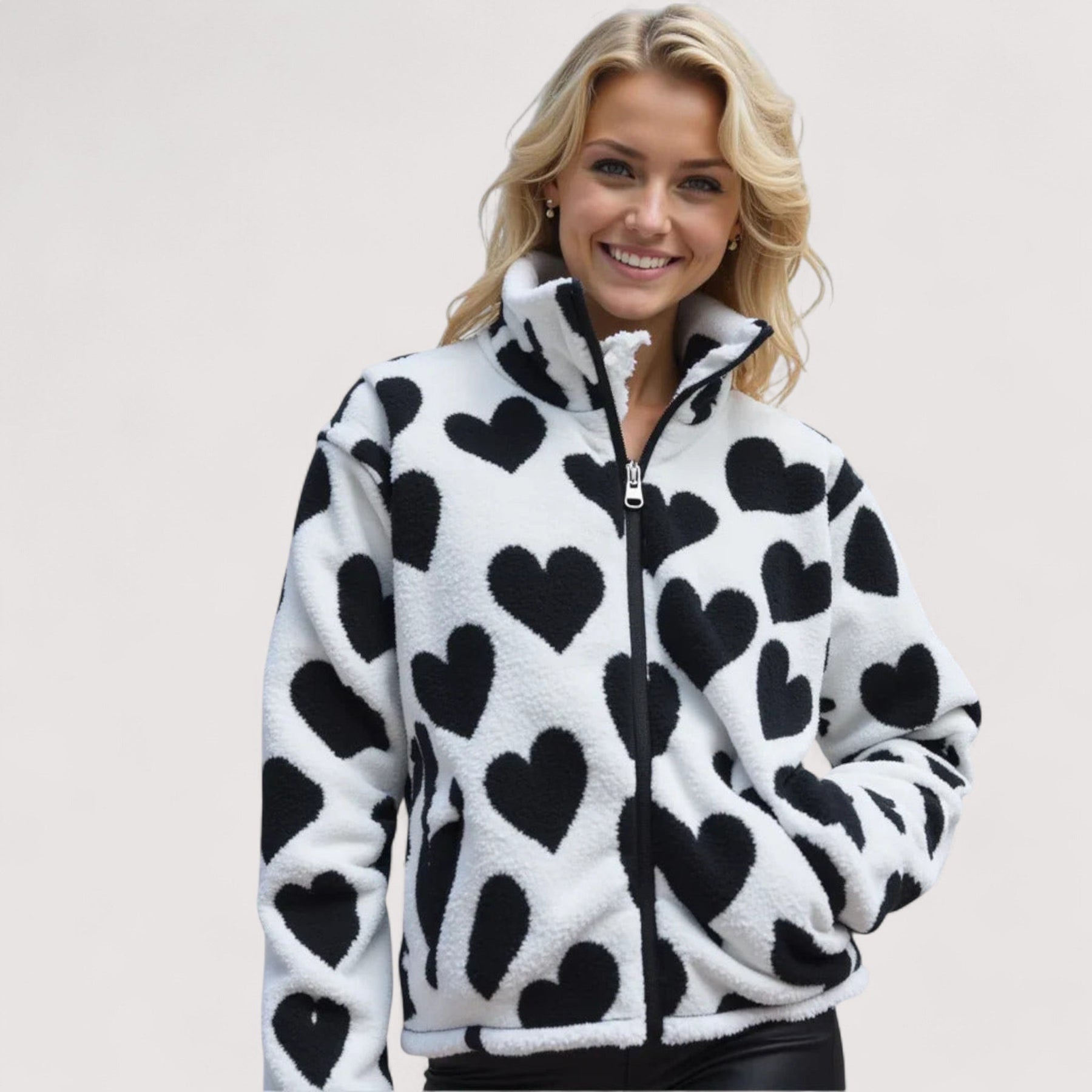 Jane | Reversible Heart Jacket