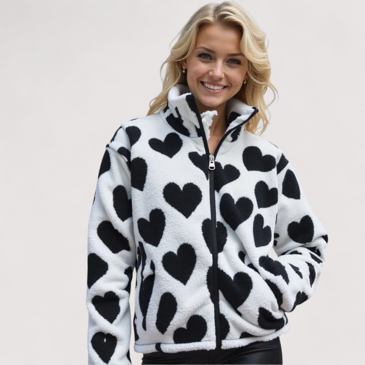 Jane | Reversible Heart Jacket