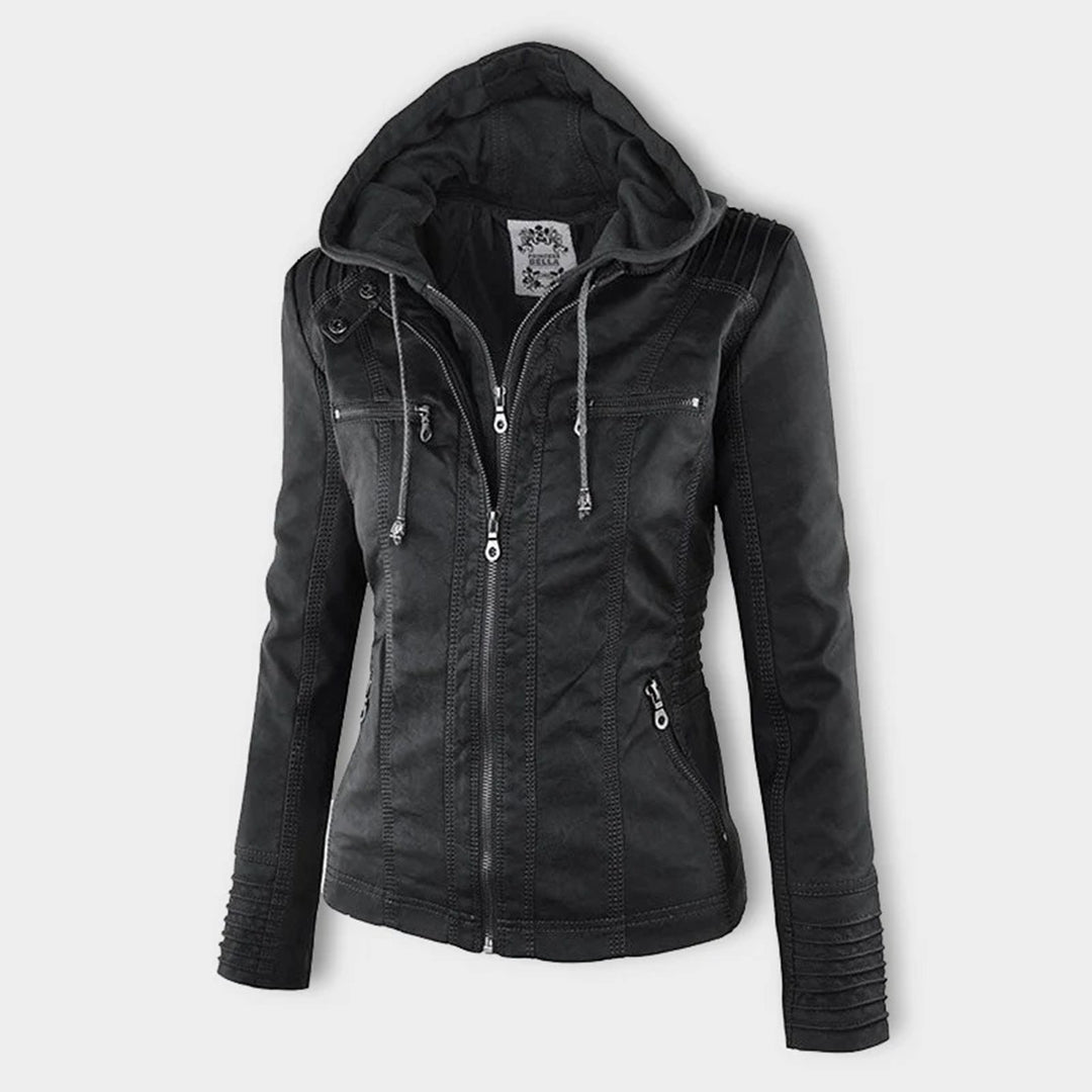 Monica | Leather Biker Jacket