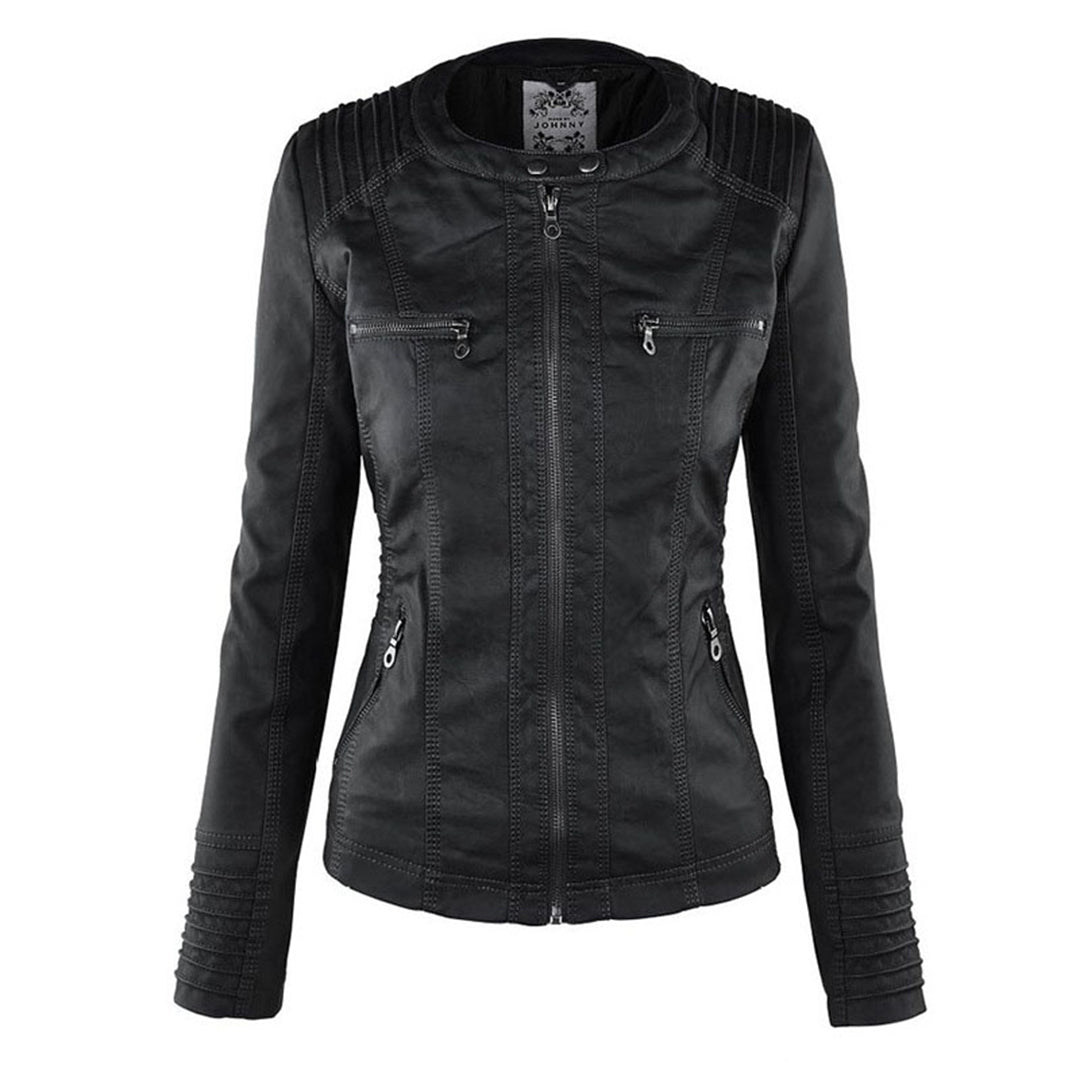 Monica | Leather Biker Jacket