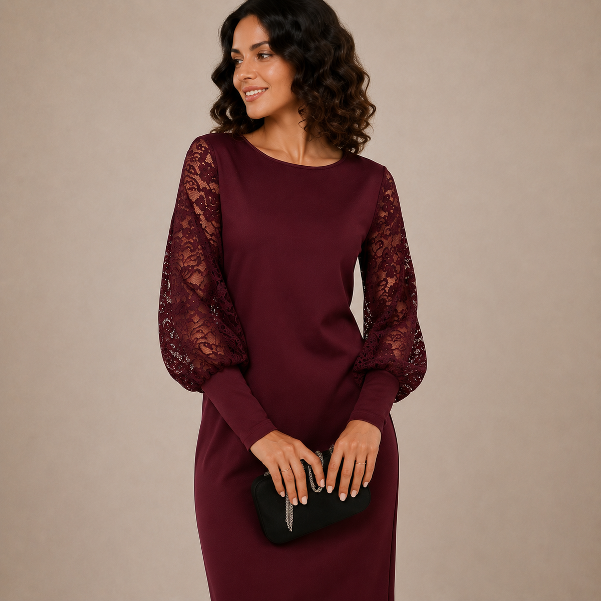 Aveline™ | Elegant Relaxed Midi Dress