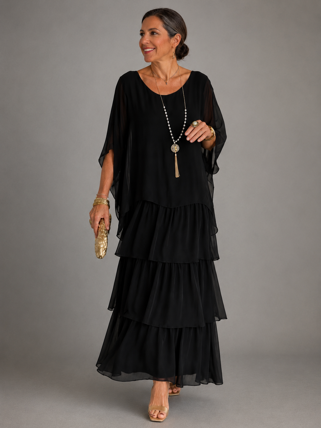 Aveline™ | Elegant Flowy Maxi Dress