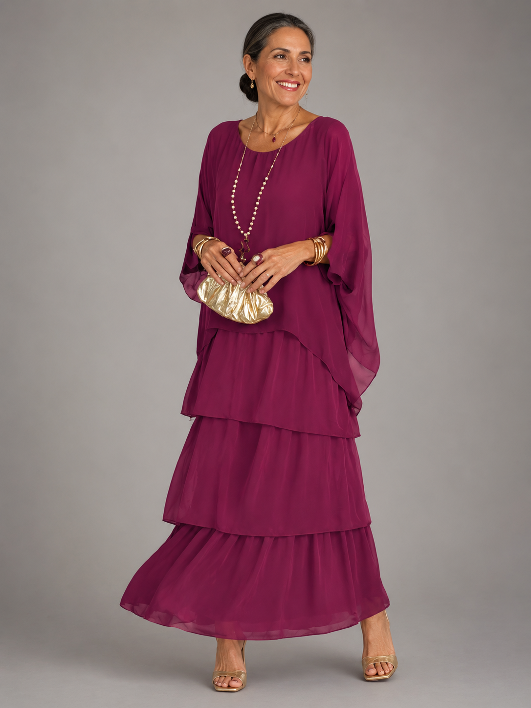 Aveline™ | Elegant Flowy Maxi Dress