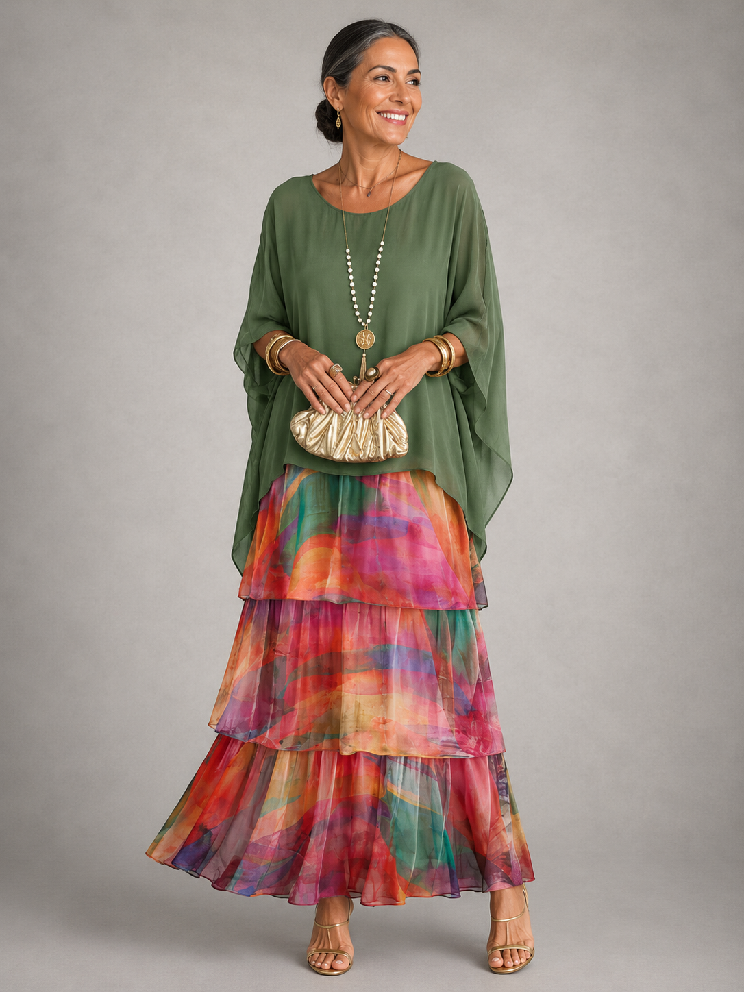 Aveline™ | Elegant Flowy Maxi Dress