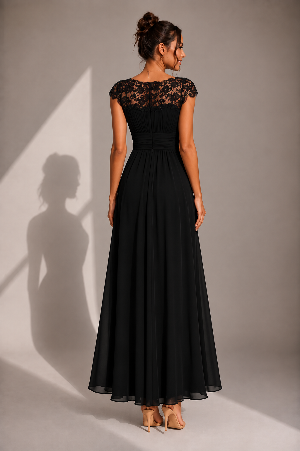 Aveline™ | Lace Bodice Maxi Dress
