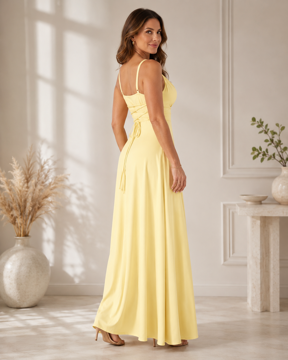 Aveline™ | Cowl-Neck Maxi Dress