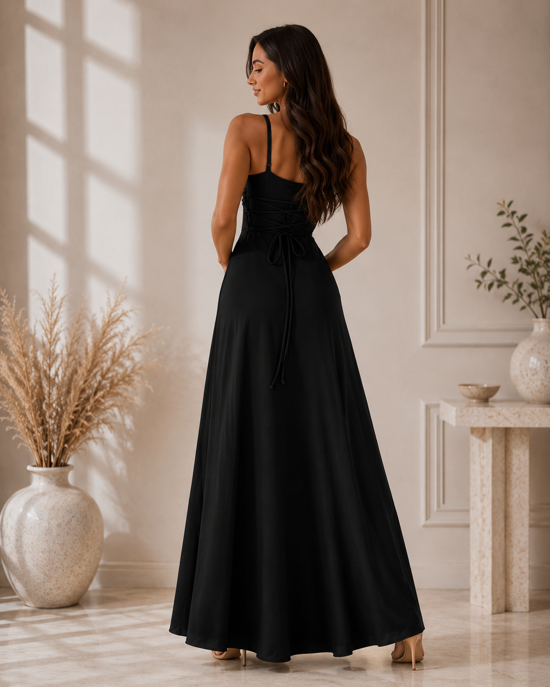 Aveline™ | Cowl-Neck Maxi Dress