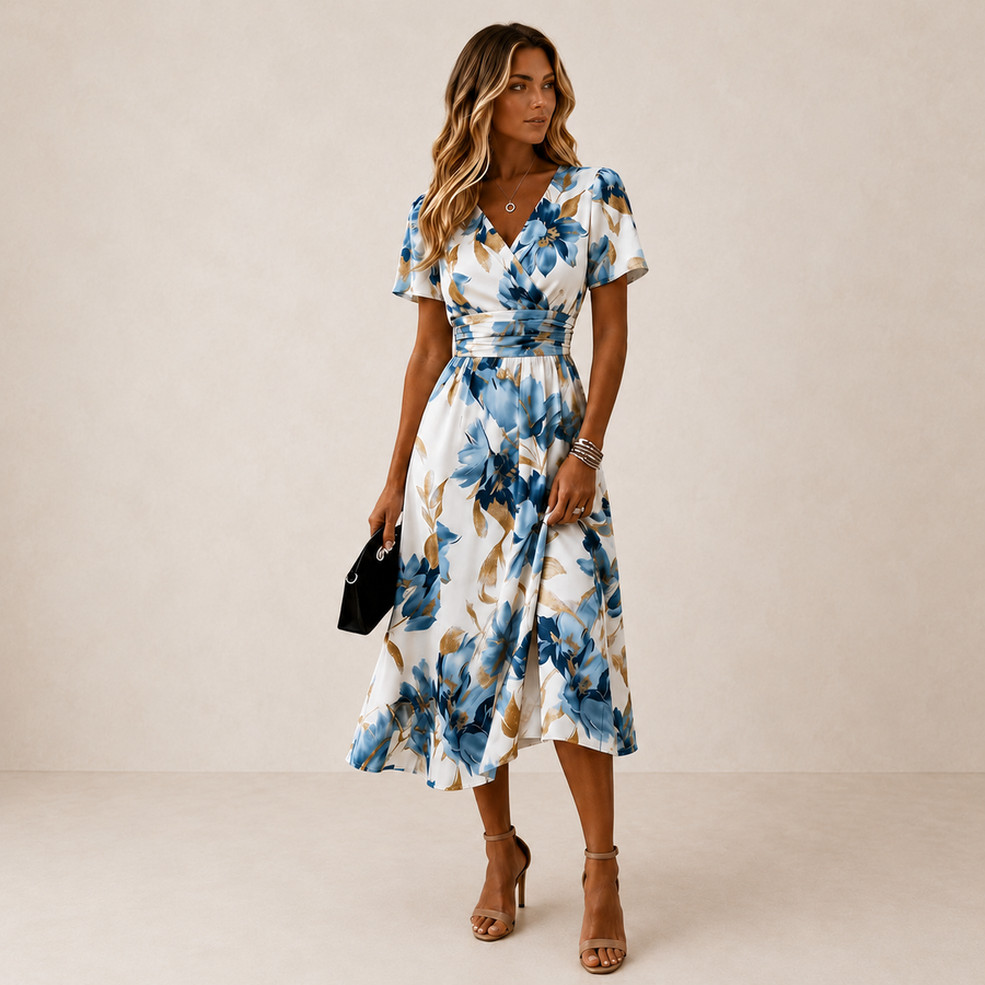 Aveline™ | A-Line Midi Dress
