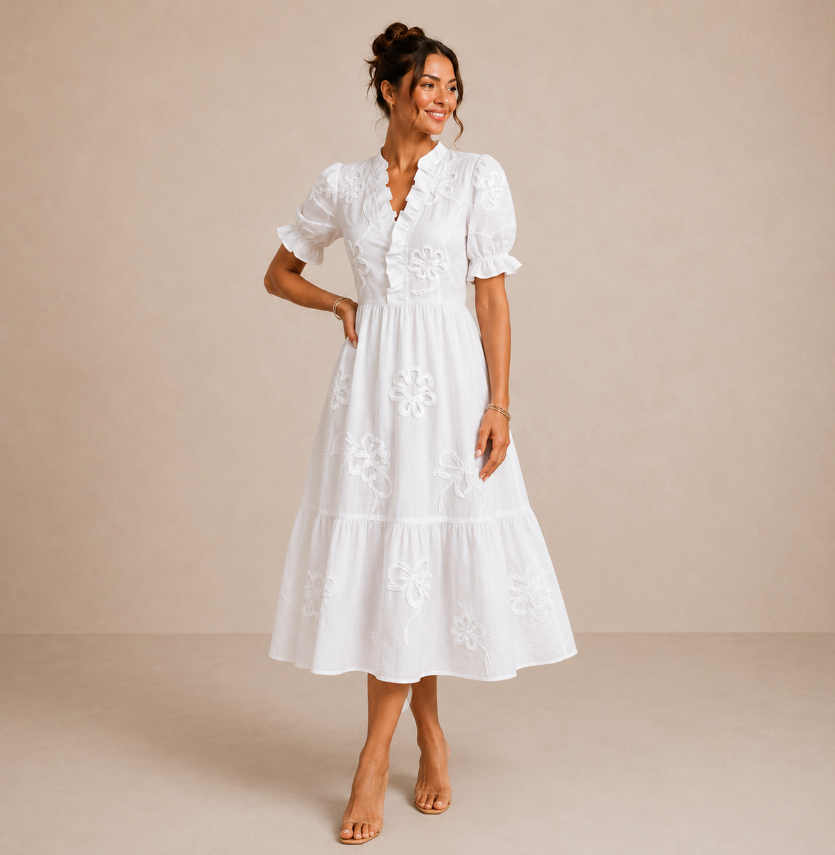 Aveline™ | Wrap Midi Dress