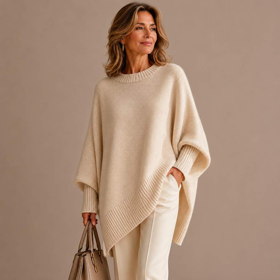 Livia | Oversize-Poncho-Pullover