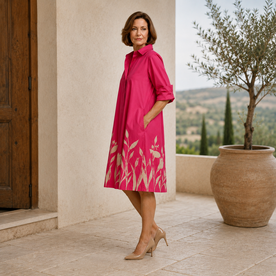 Aveline™ | Relaxed Flowy Midi Dress