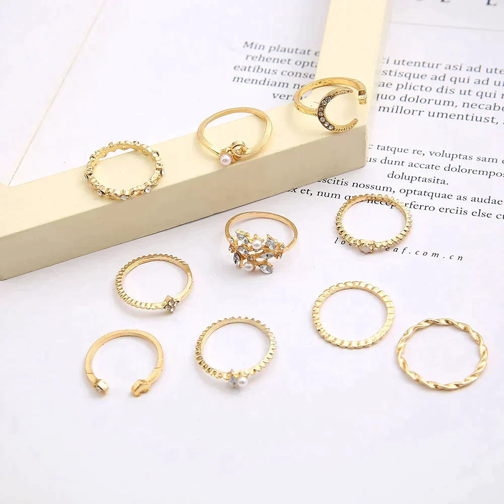 BOHEMIAN RING PACK (10 PCS)
