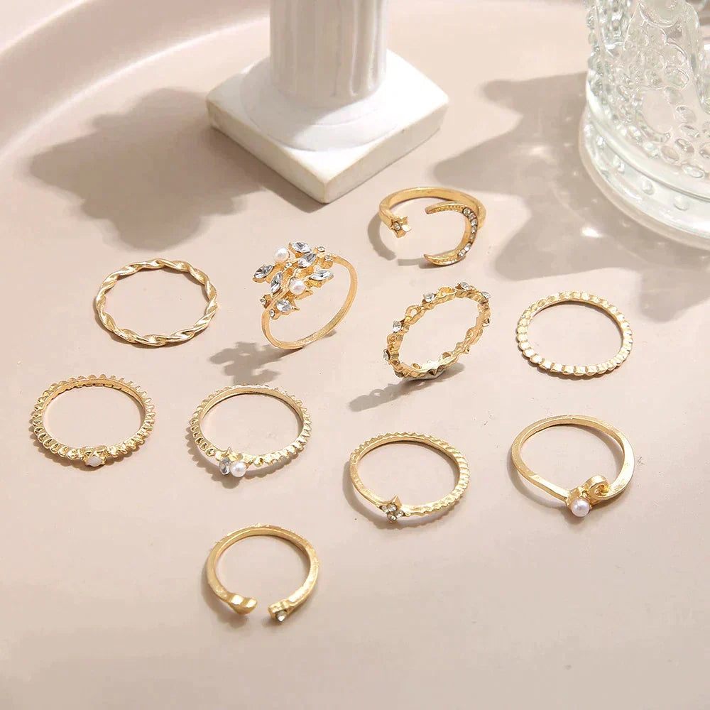 BOHEMIAN RING PACK (10 PCS)