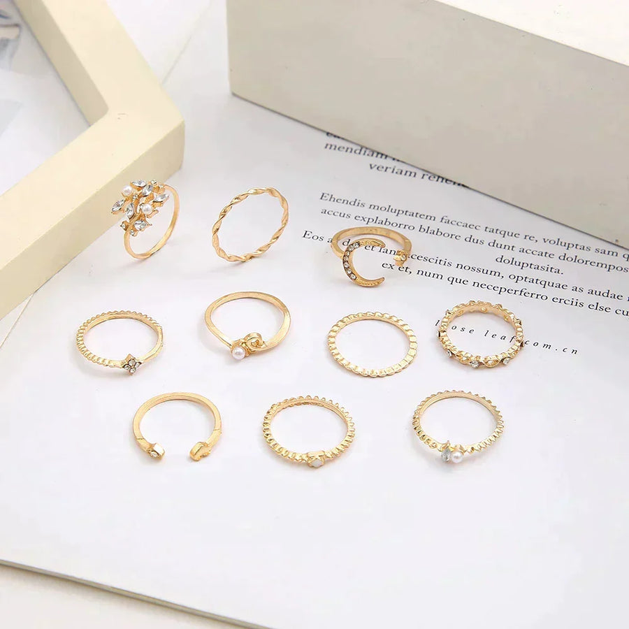 BOHEMIAN RING PACK (10 PCS)